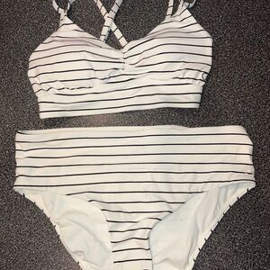 CALIA by Carrie Underwood White Athletic Bikini Bottom Small